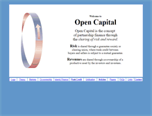 Tablet Screenshot of opencapital.net